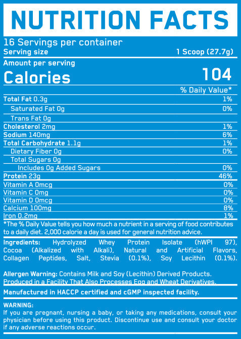 ISO BUILD Protein Isolate - 0,454 KG