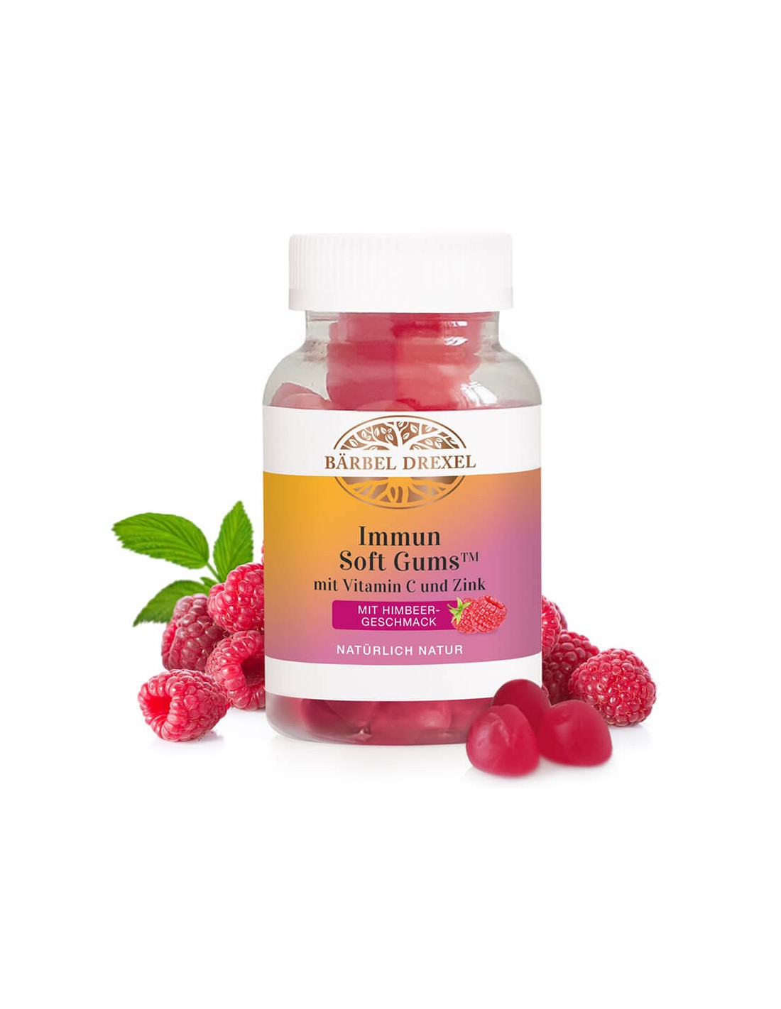 Immun Soft Gums™ mit Vitamin C και Zink/ Ισχυρή ανοσία με βιταμίνη C και ψευδάργυρο, 60 ταμπλέτες gel <tc>Bärbel Drexel</tc>