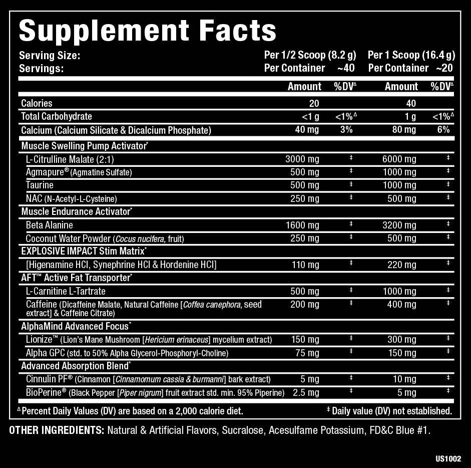 Impact Igniter/Pre -Workout - 328 γραμμάρια