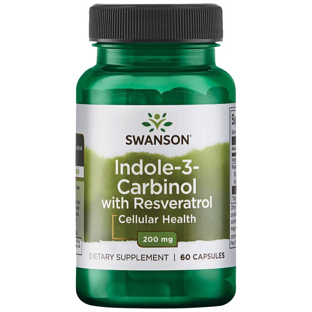Indole-3-Carbinol with Resveratrol 200 mg - 60 κάψουλες