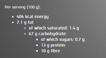 Στιγμιαία βρώμη - 1,00 kg