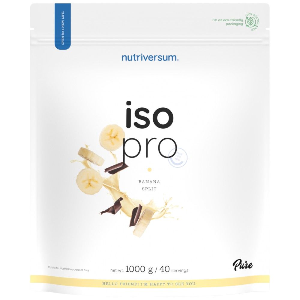 ISO Pro Pure Whey | Απομόνωση με σύστημα Ν -ζυμίας - 1000 γραμμάρια