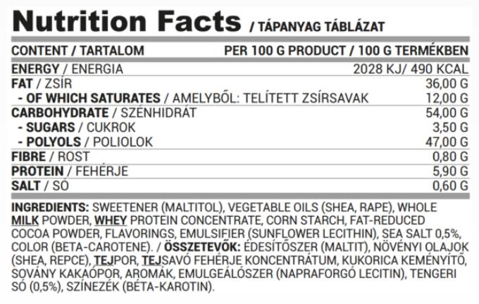 Διάδοση πρωτεΐνης | Αλατισμένη καραμέλα - 350 γραμμάρια