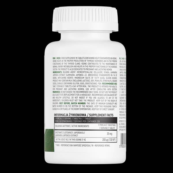 Kelp 200 MCG | Φυσική πηγή ιωδίου 250 δισκία