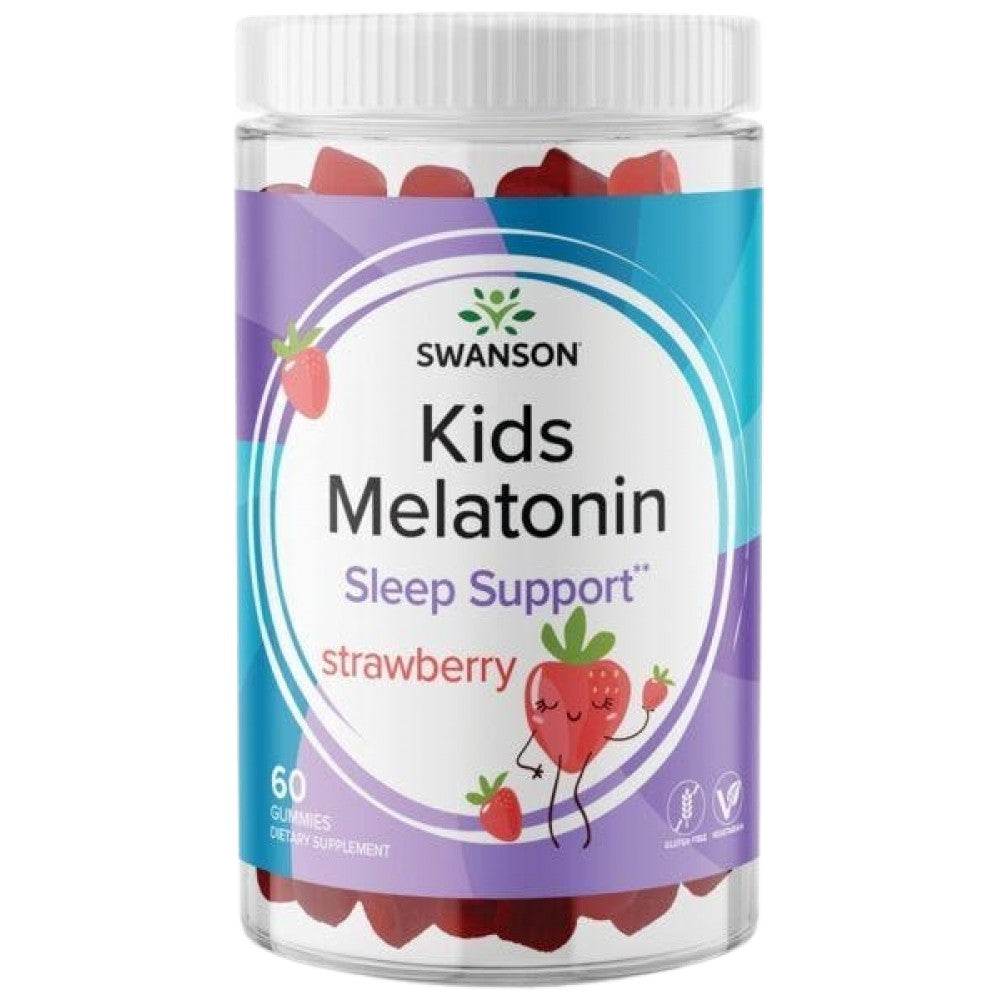 Kids Melatonin Gummies 1 mg | Strawberry 60 Μασώμενα δισκία