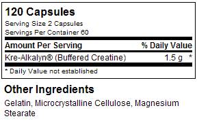 Kre-Alkalyn 120 κάψουλες