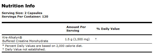 Kre-Alkalyn - 240 κάψουλες