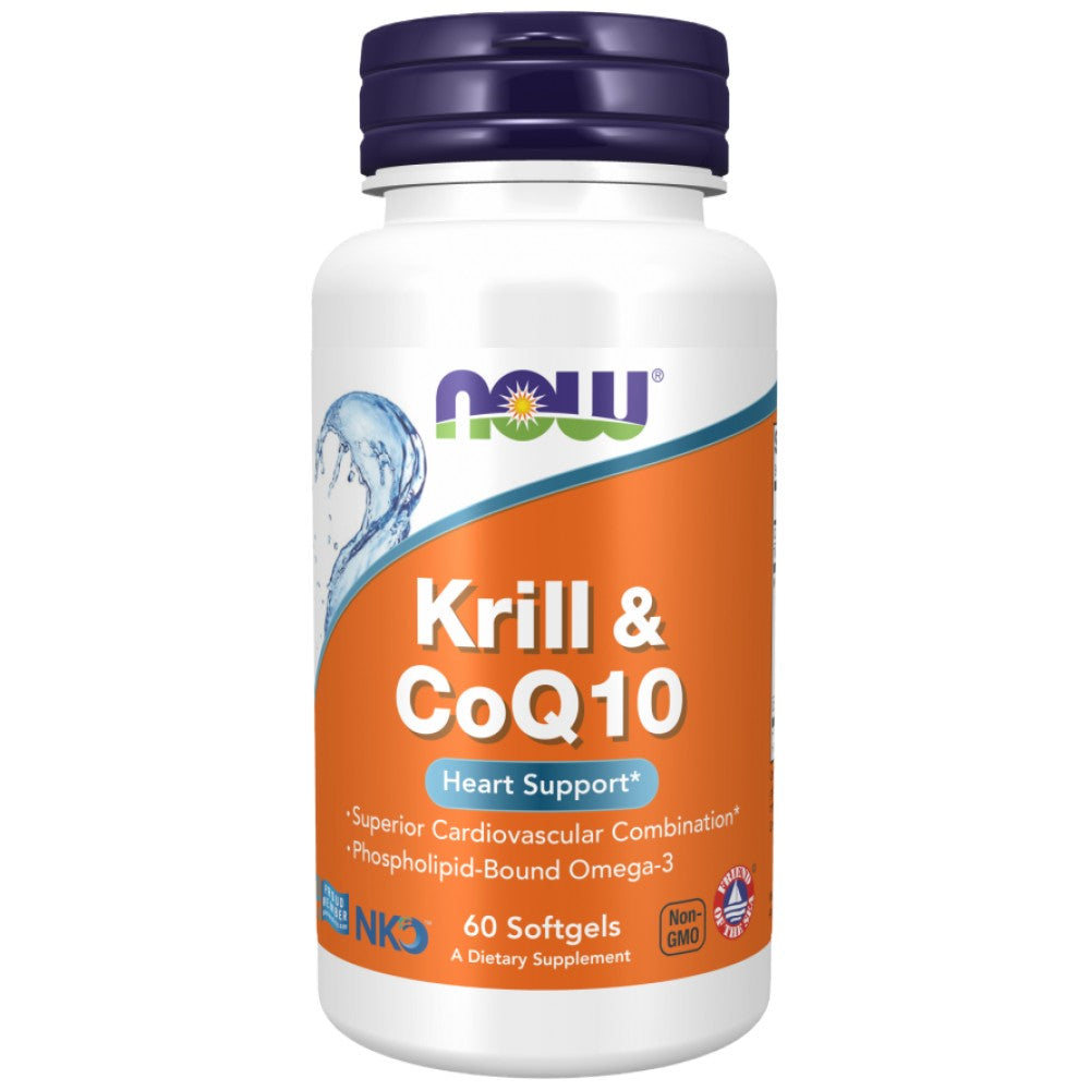 Κριλ & CoQ10 | Ανώτερος Καρδιαγγειακός Συνδυασμός - 60 κάψουλες τζελ