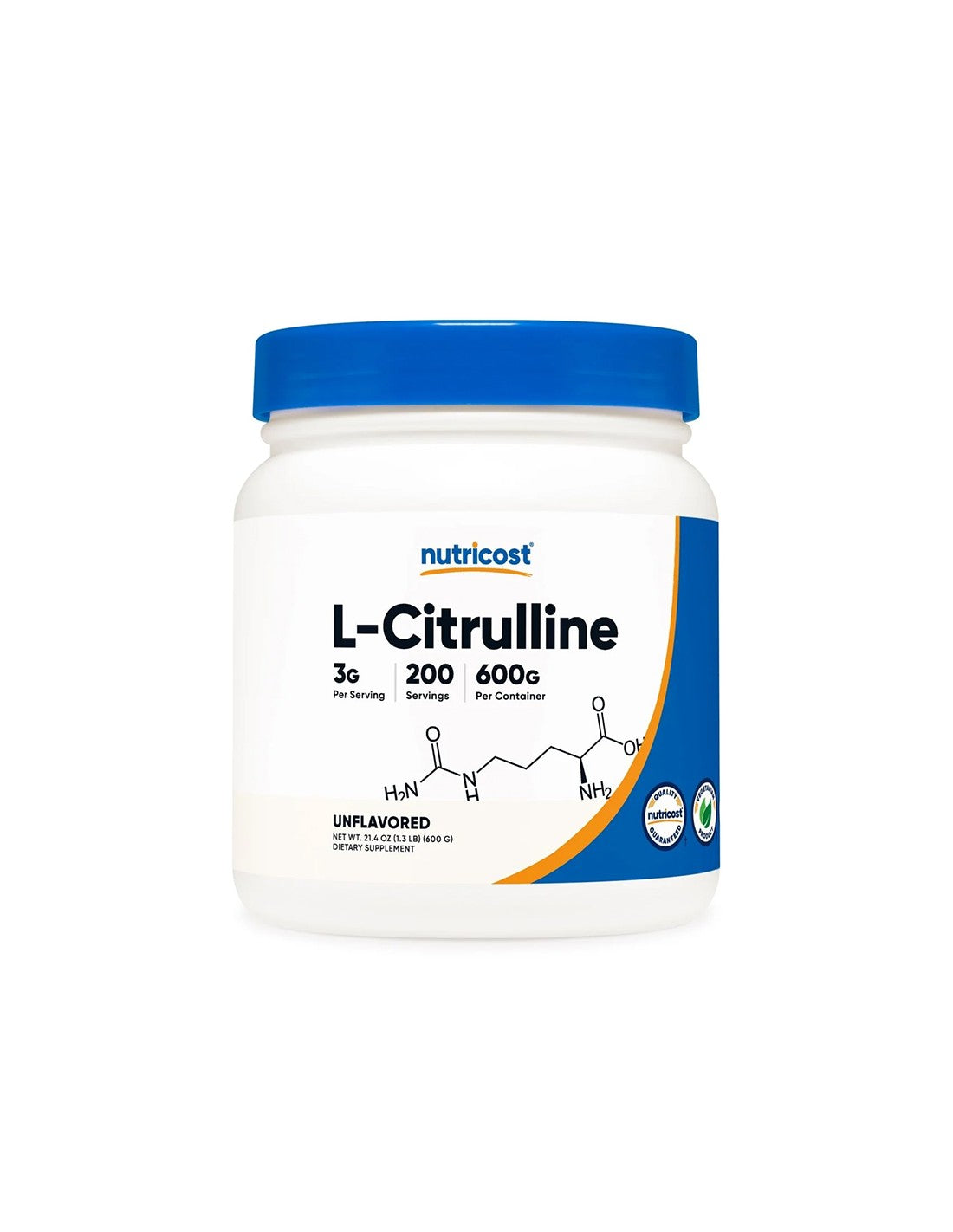 Μυϊκή δύναμη και υγεία της καρδιάς - L -Citrulline, 600 g σκόνης