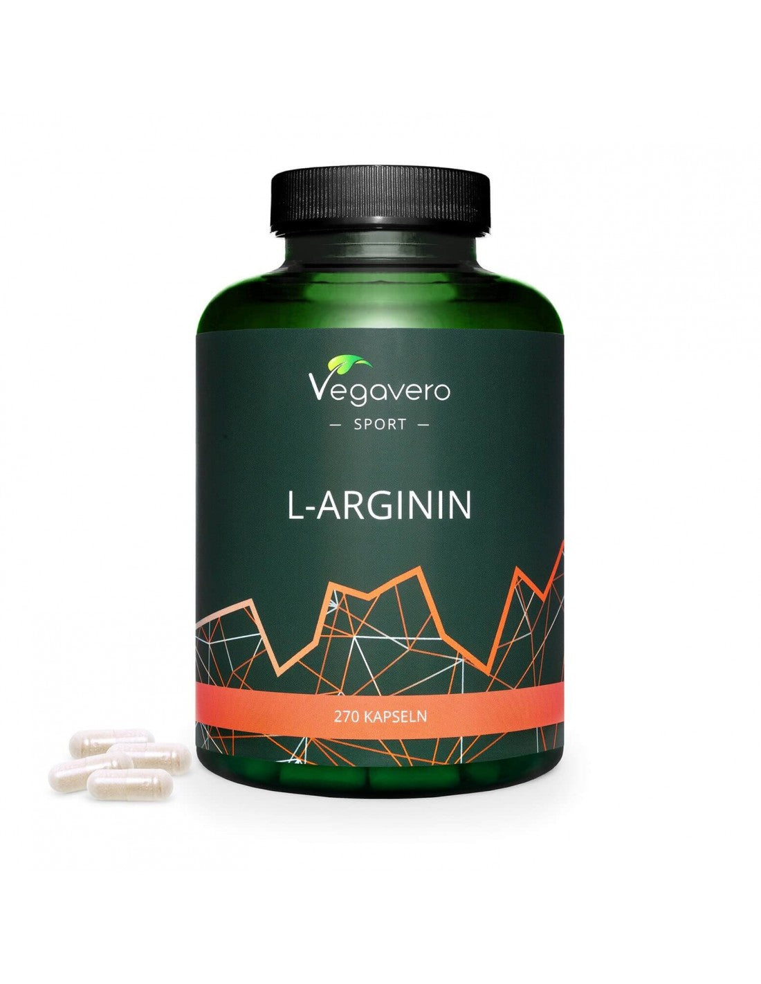 L-Αργινίνη, 270 κάψουλες, 100% Vegan <tc>Vegavero</tc>