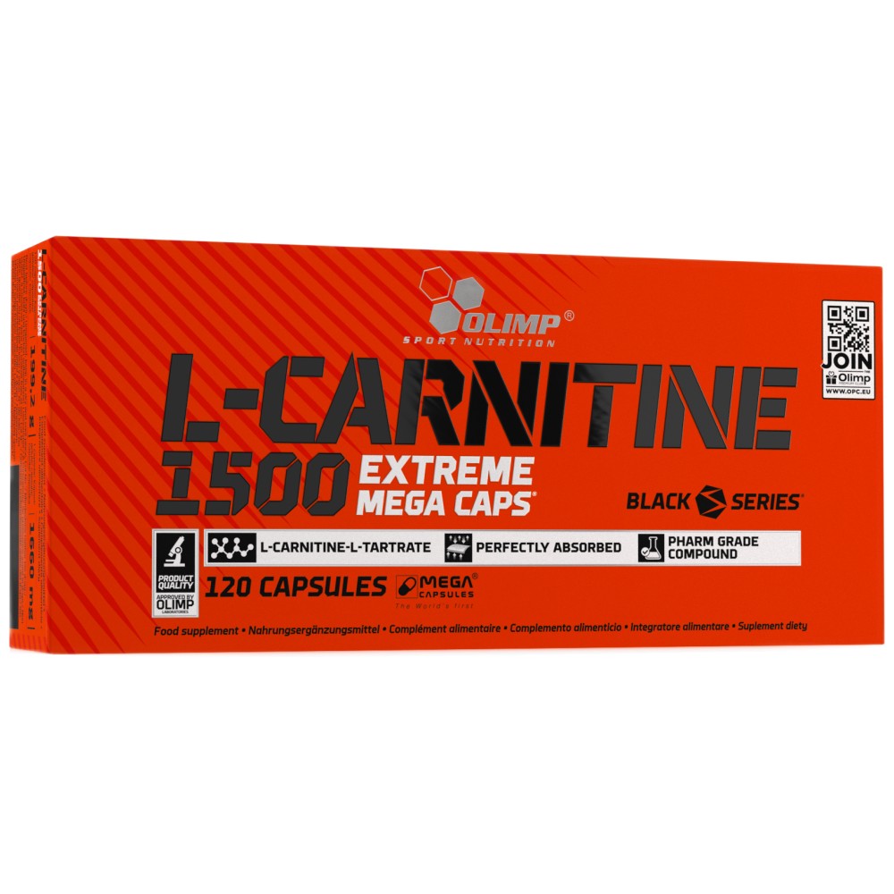 L -Carnitine Xtreme Mega Caps 1500 - 120 κάψουλες