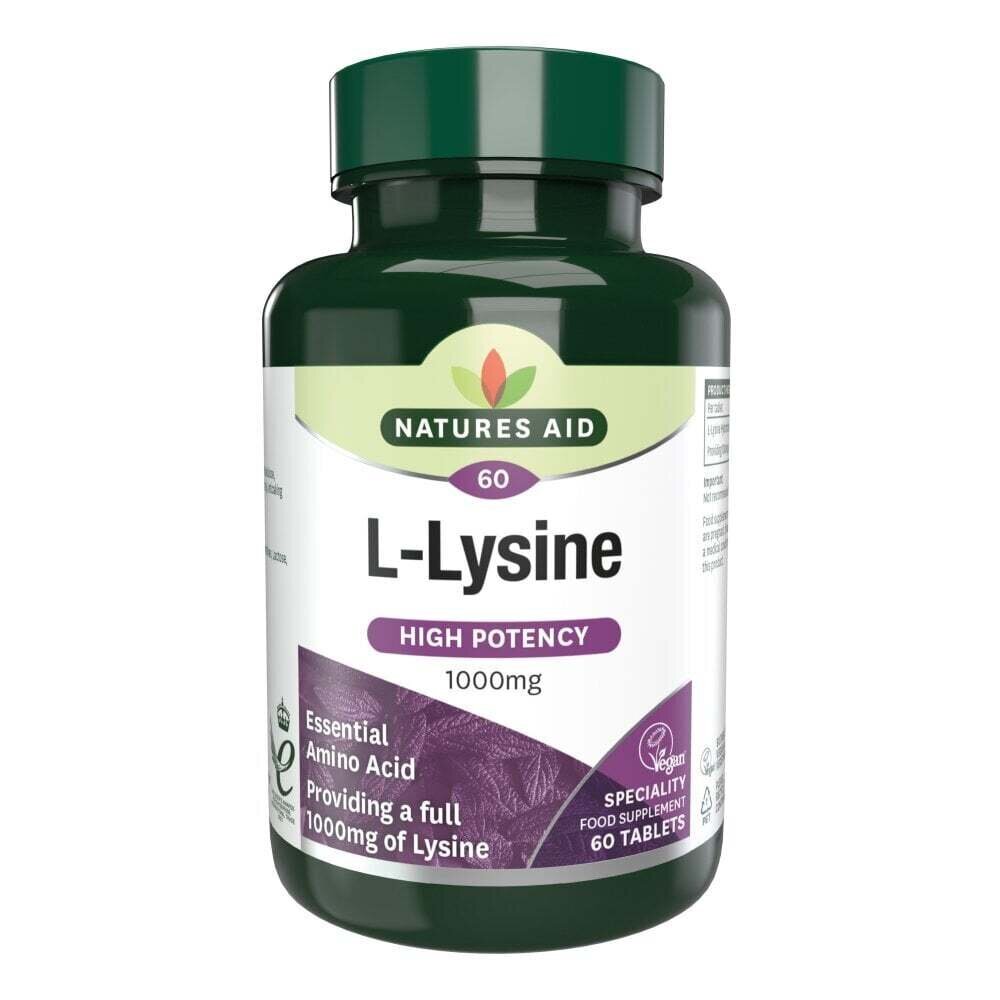 L-λυσίνη 1000mg 60 δισκία φύση