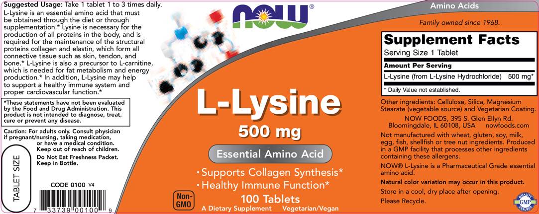 L-Lysine 500 mg - 250 Δισκία