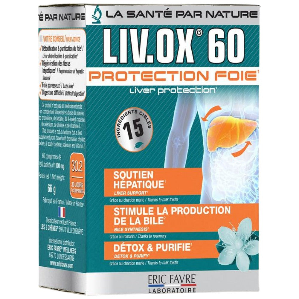 Liv.ox® 60 | Τα δισκία αποτοξίνωσης και προστασίας του ήπατος και προστασίας