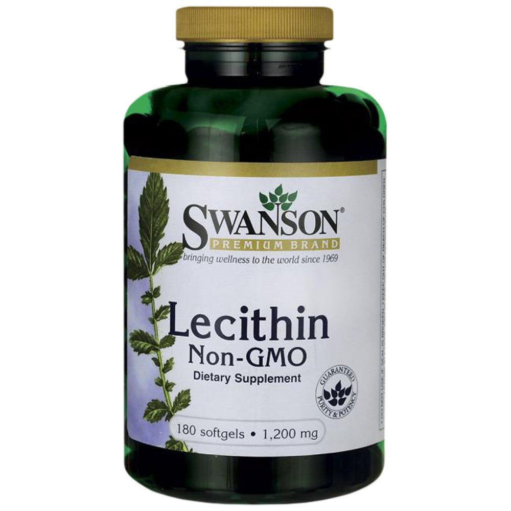 Κάψουλες Lecithin Non-GMO 1200 mg 180 Gel