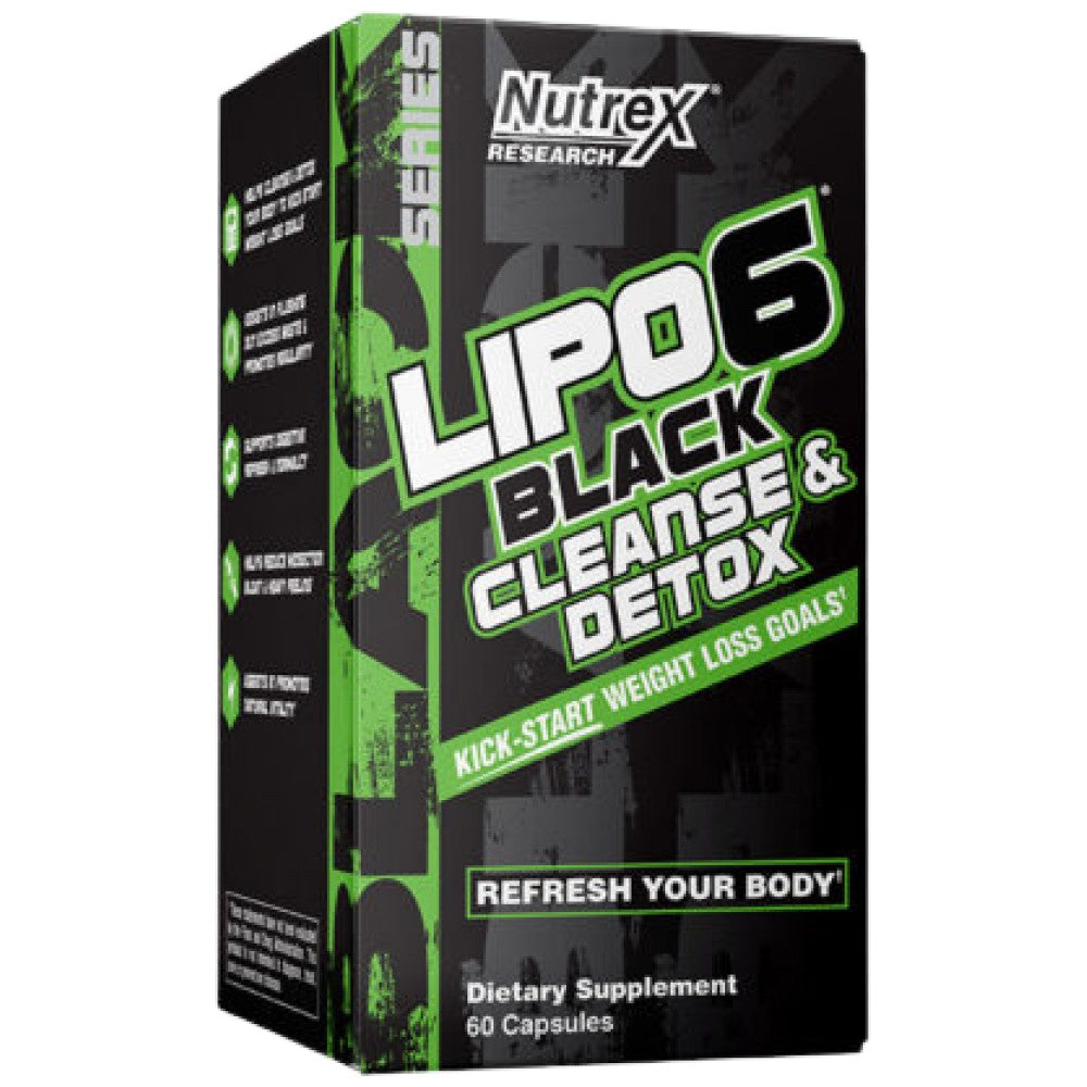Lipo 6 Black | Καθαρίστε & Detox - 60 κάψουλες