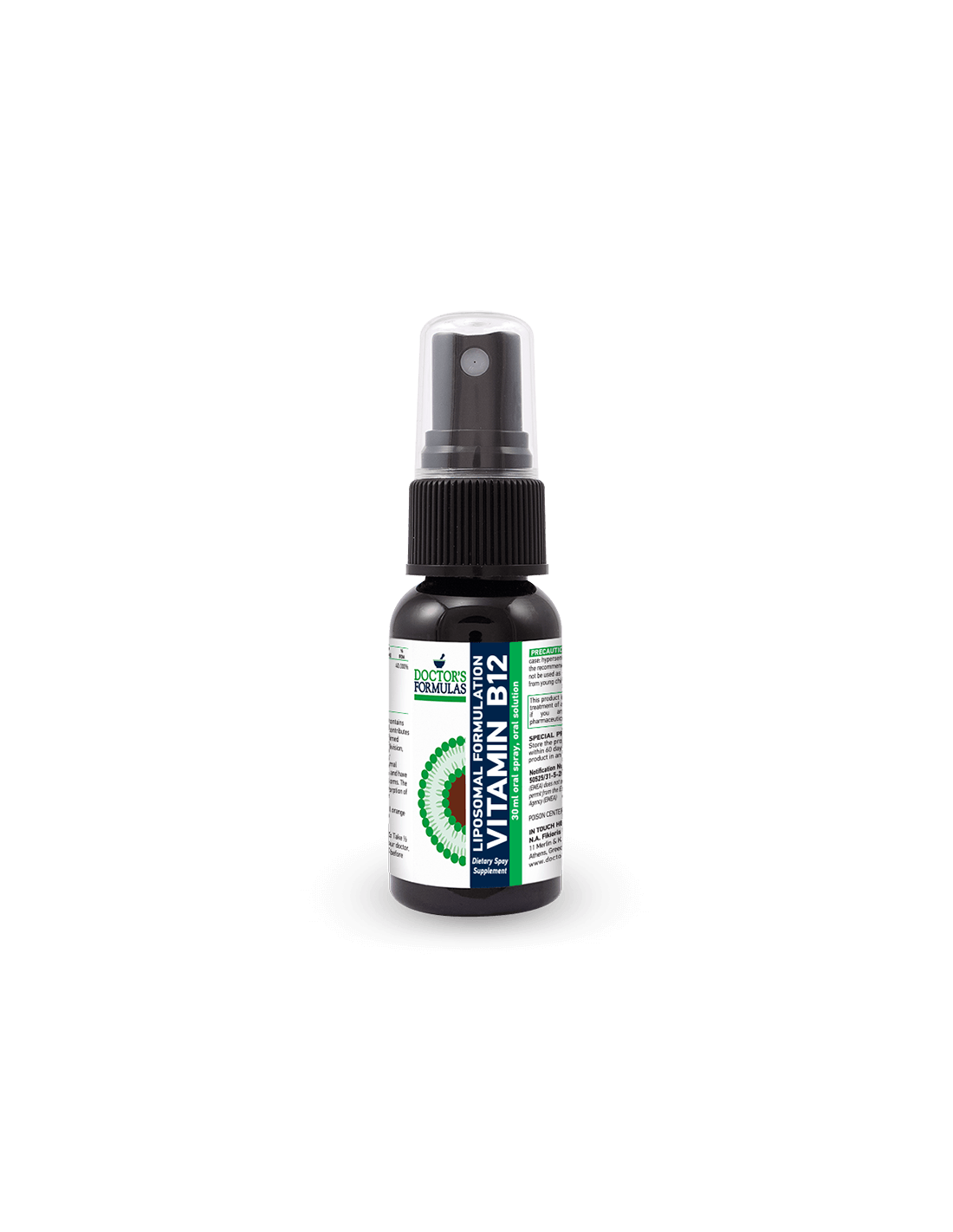 Λιποσωμική σύνθεση Β12/βιταμίνη Β12, 30 ml Formulas Doctor Doctor Mouth Mouth