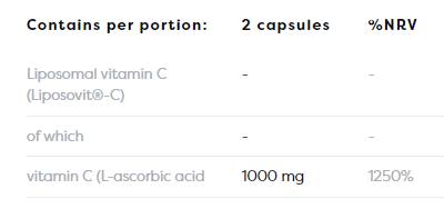 Λιποσωμική βιταμίνη C 1000 mg - 120 κάψουλες