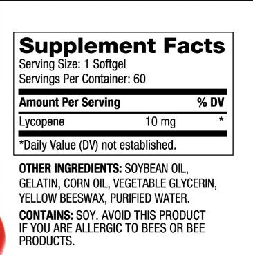 Lycopene 10 mg/60 softgels