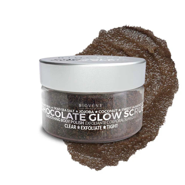 Σοκολάτα Glow Scrub για εξομάλυνση και θρεπτική δέρμα 200 g
