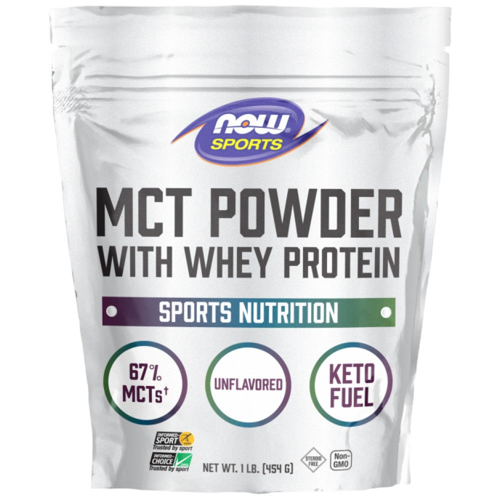 Powder MCT/με πρωτεΐνη ορού γάλακτος/κετό καύσιμο - 454 γραμμάρια
