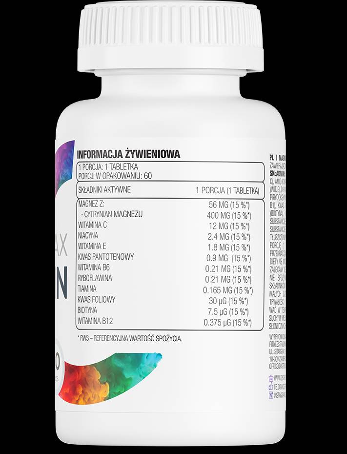 Magnez Max + Vitamin 60 δισκία