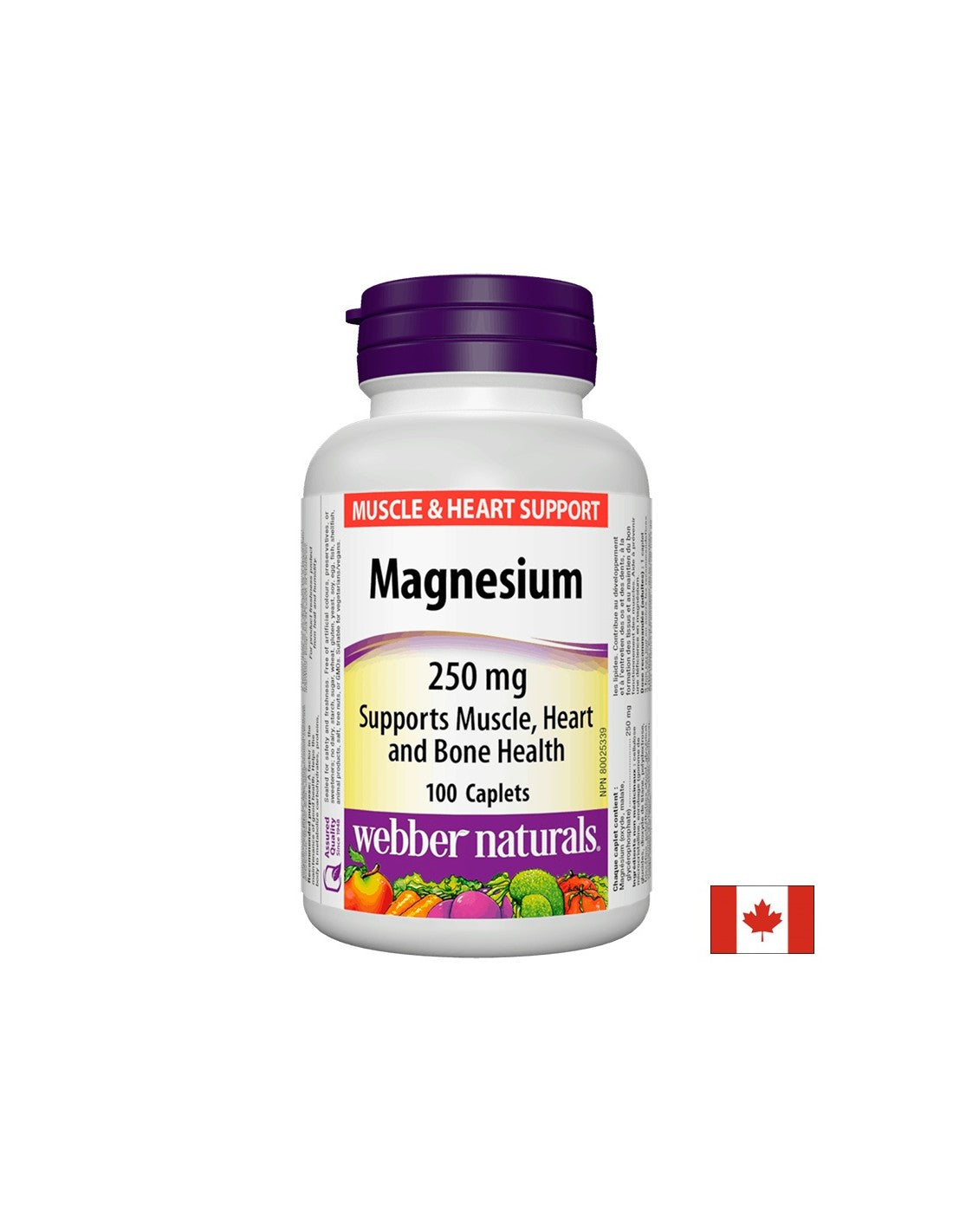 Μαγνήσιο 250 mg x 100 καψάκια <tc>Webber Naturals</tc>