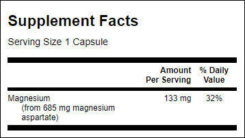 Μαγνήσιο ασπαρτικό 685 mg - 90 κάψουλες
