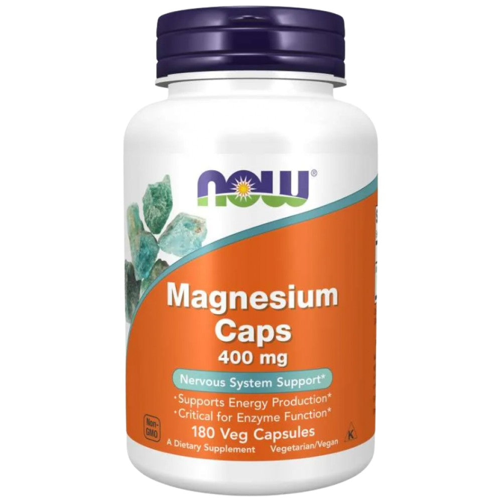 Καπάκια μαγνησίου 400 mg - 180 κάψουλες