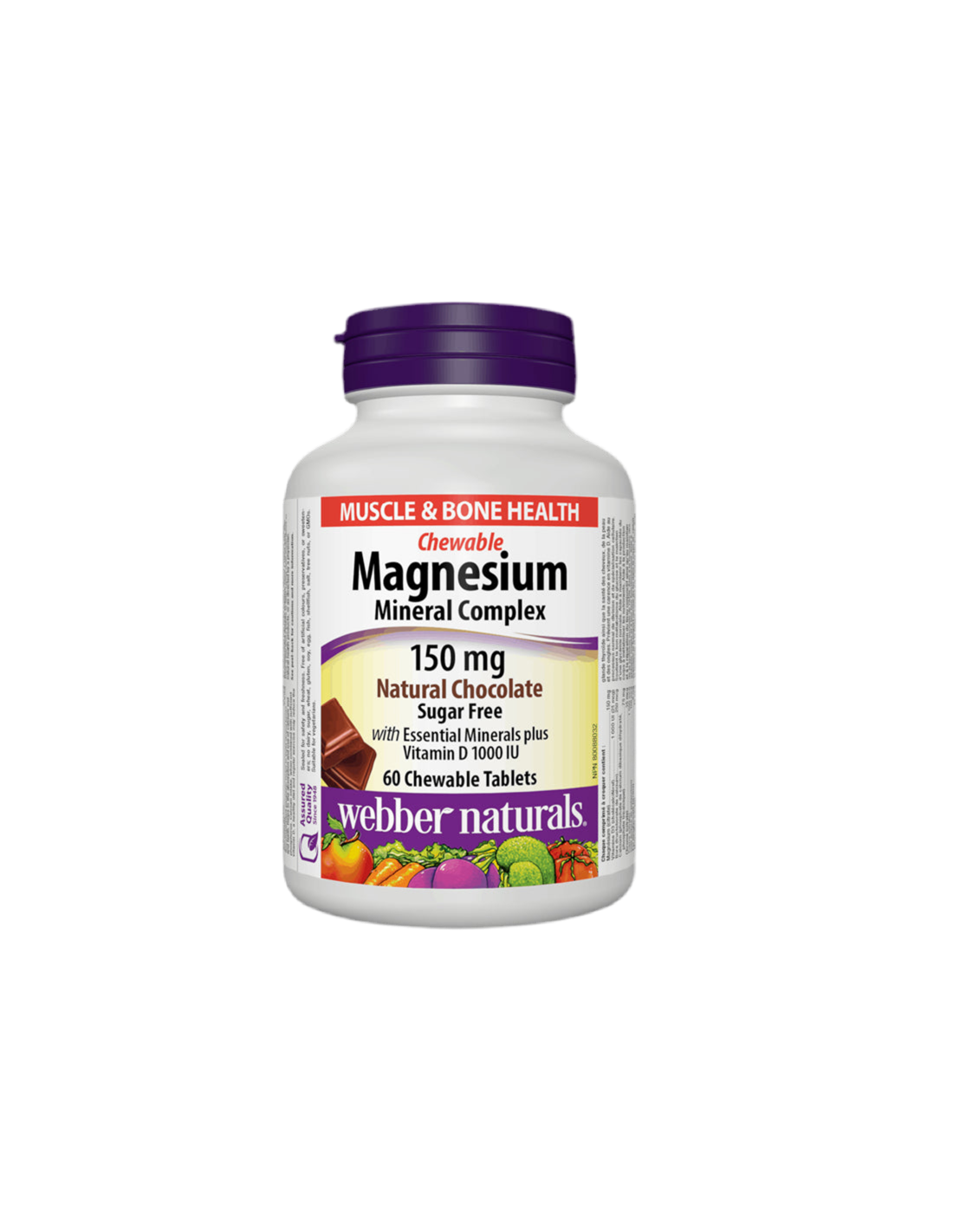 Το Magnesium Mineral Complex x 60 Chocormated Chewable Tablet
