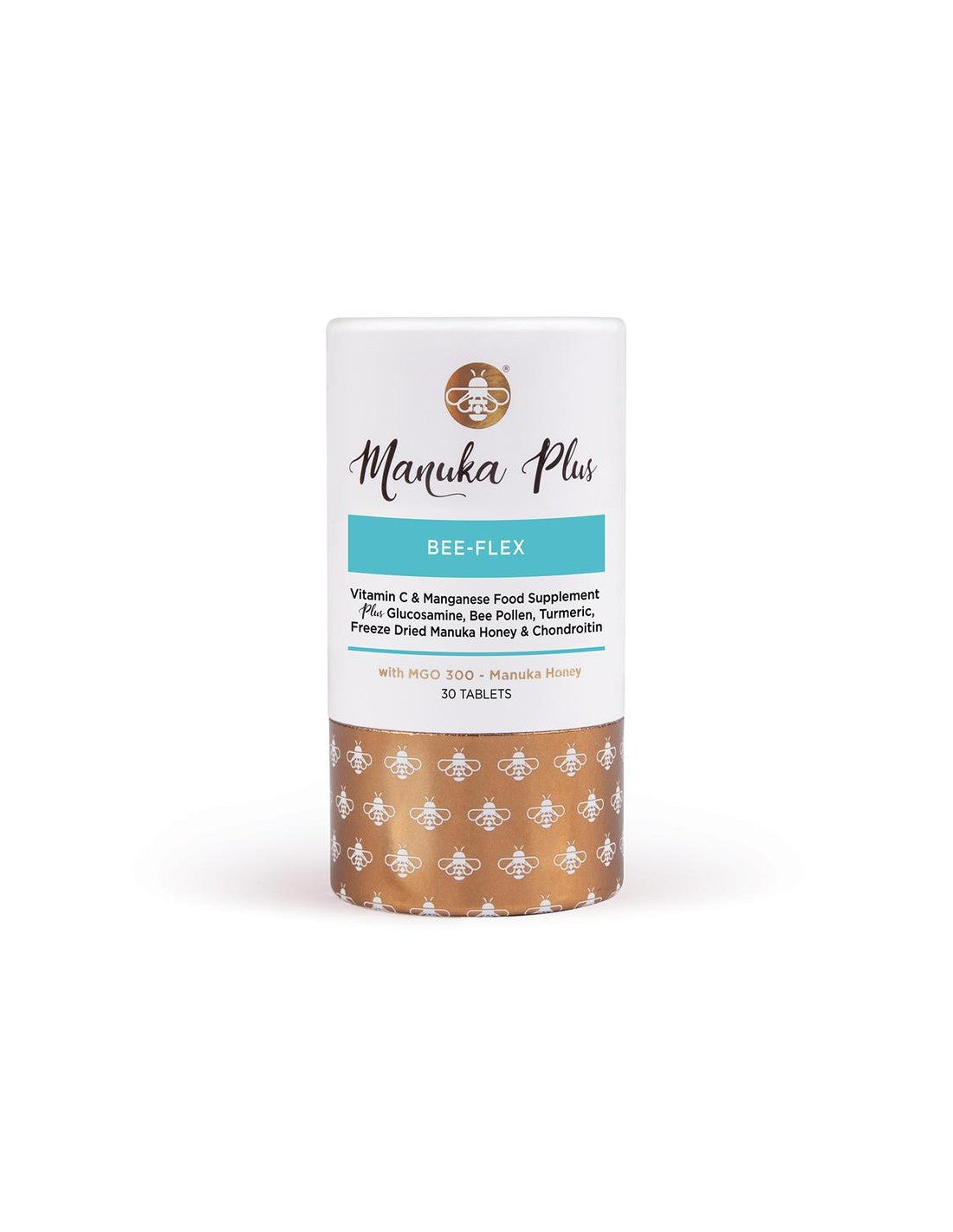 Manuka Plus Bee-Flex με MGO 300/Formula για υγιείς αρθρώσεις με μέλι Manuka, 30 δισκία