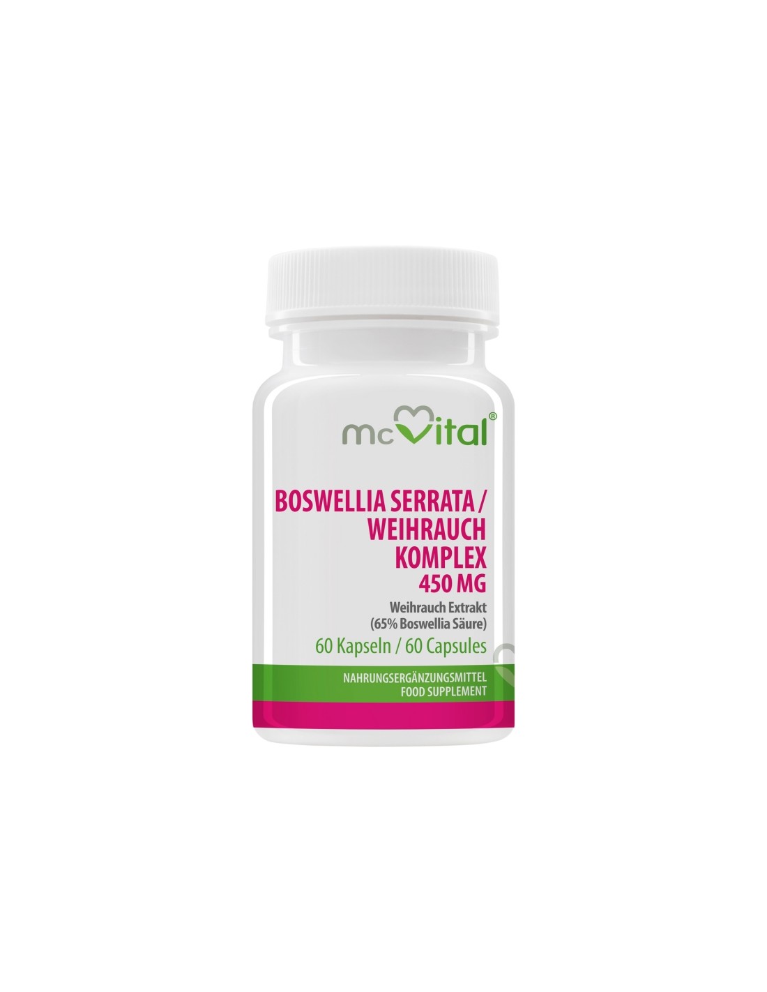 McVital Boswellia με MSM και βιταμίνη C - για προβλήματα άρθρωσης, 60 κάψουλες