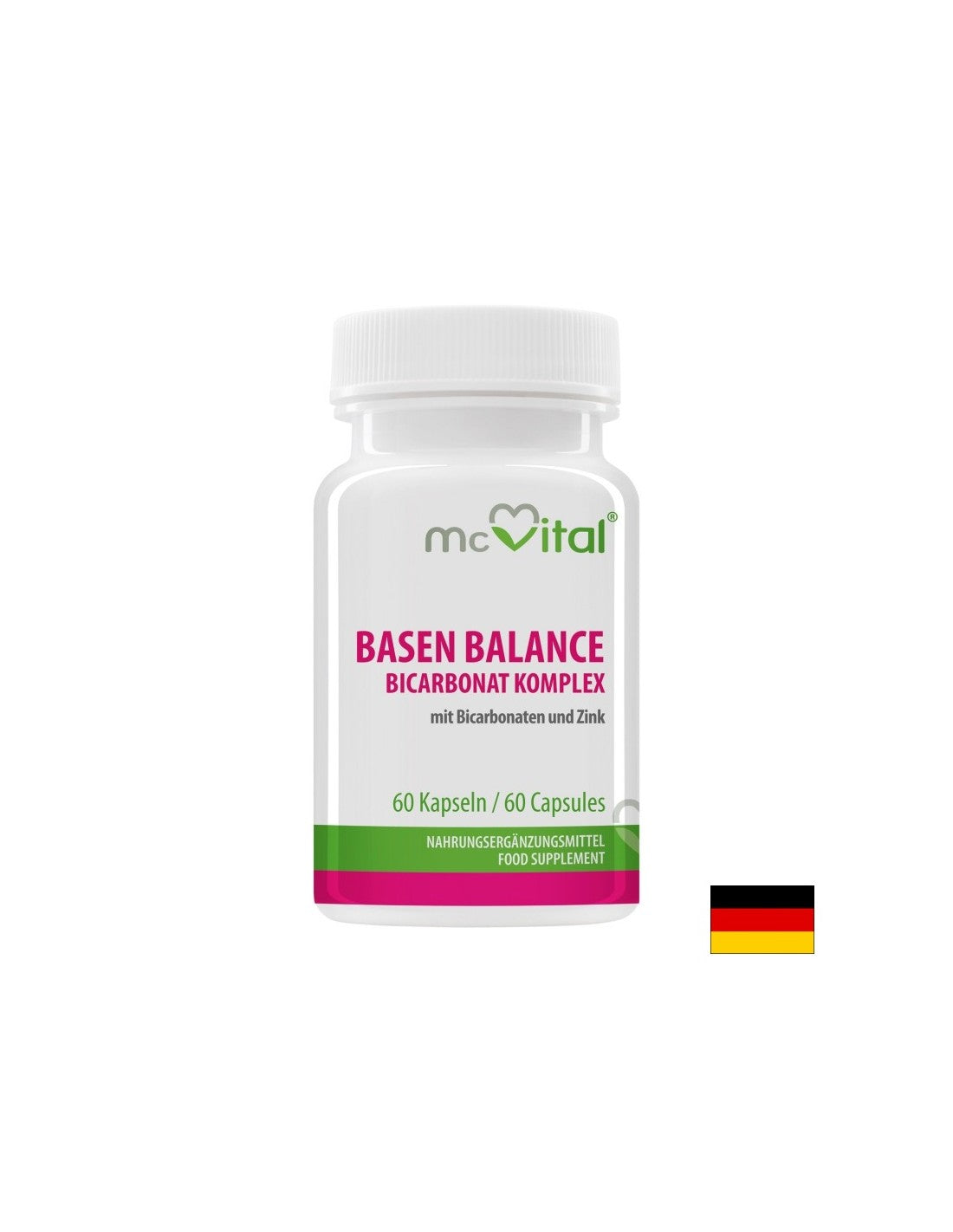 McVital® Basen Balance - Σύμπλεγμα διττανθρακικού, 60 κάψουλες <tc>Vitabay</tc>