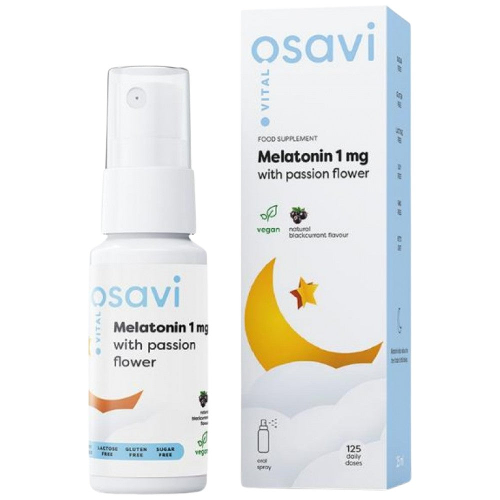 Μελατονίνη 1 mg Στοματικό Σπρέι | με Passiflora - 25 ml