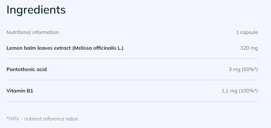 ΜΗΤΕΡΑ ΛΕΠΤΟ/Melisa Premium/30 Κάψουλες <tc>Olimp</tc>