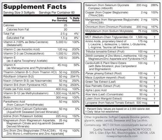 Ανδρικές κάψουλες Active Sports Multi - 90 Gel