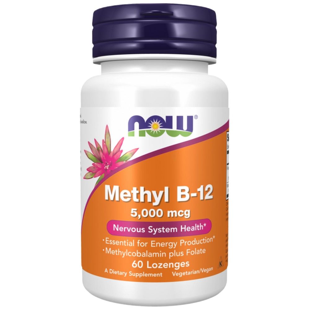 Methyl B-12 5000 mcg | με Folic Acid Quatrefolic® - 60 Υπογλώσσια δισκία