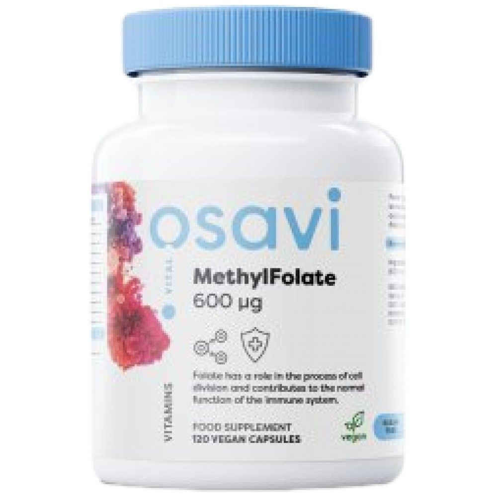 Μεθυλφυλικό 600 mcg | με τις κάψουλες Quatrefolic® - 120