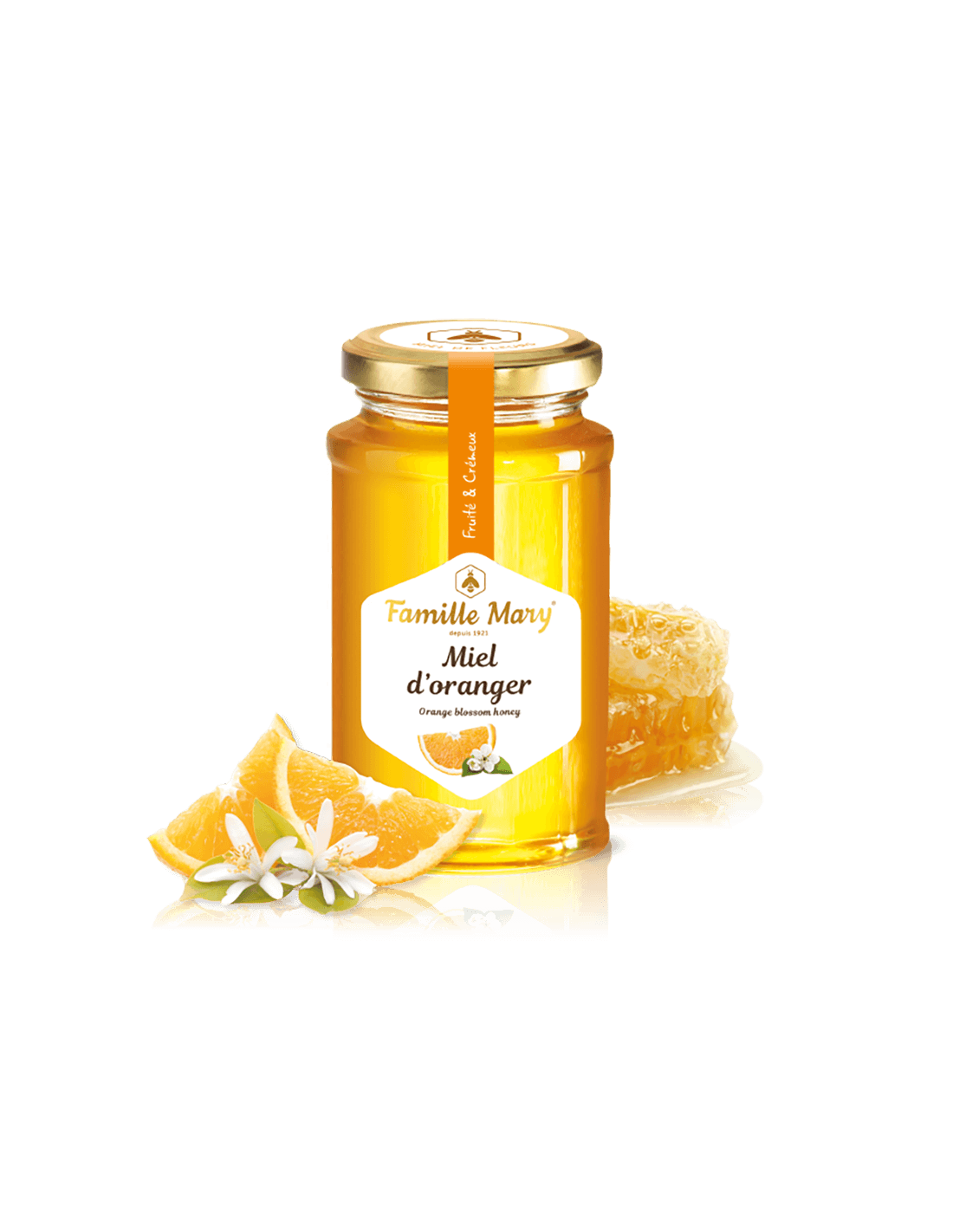 Miel D 'Oranger des Vergers de Valence/Orange Blossom Honey (Βαλένθια, Ισπανία), 360 G Famille Mary