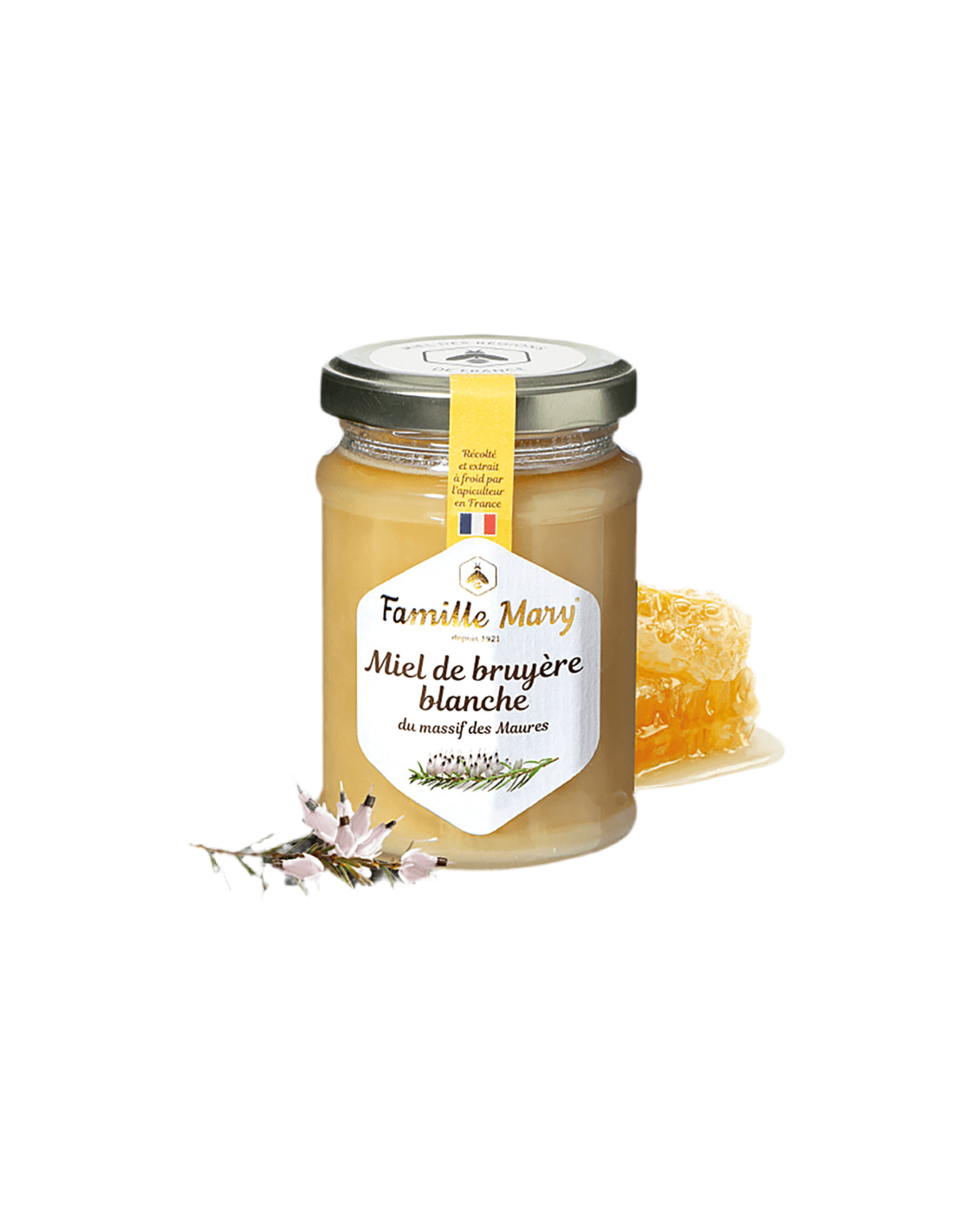 Μέλι από λουλούδια λευκού Heather - Miel de Bruyère Blanche, 230 g