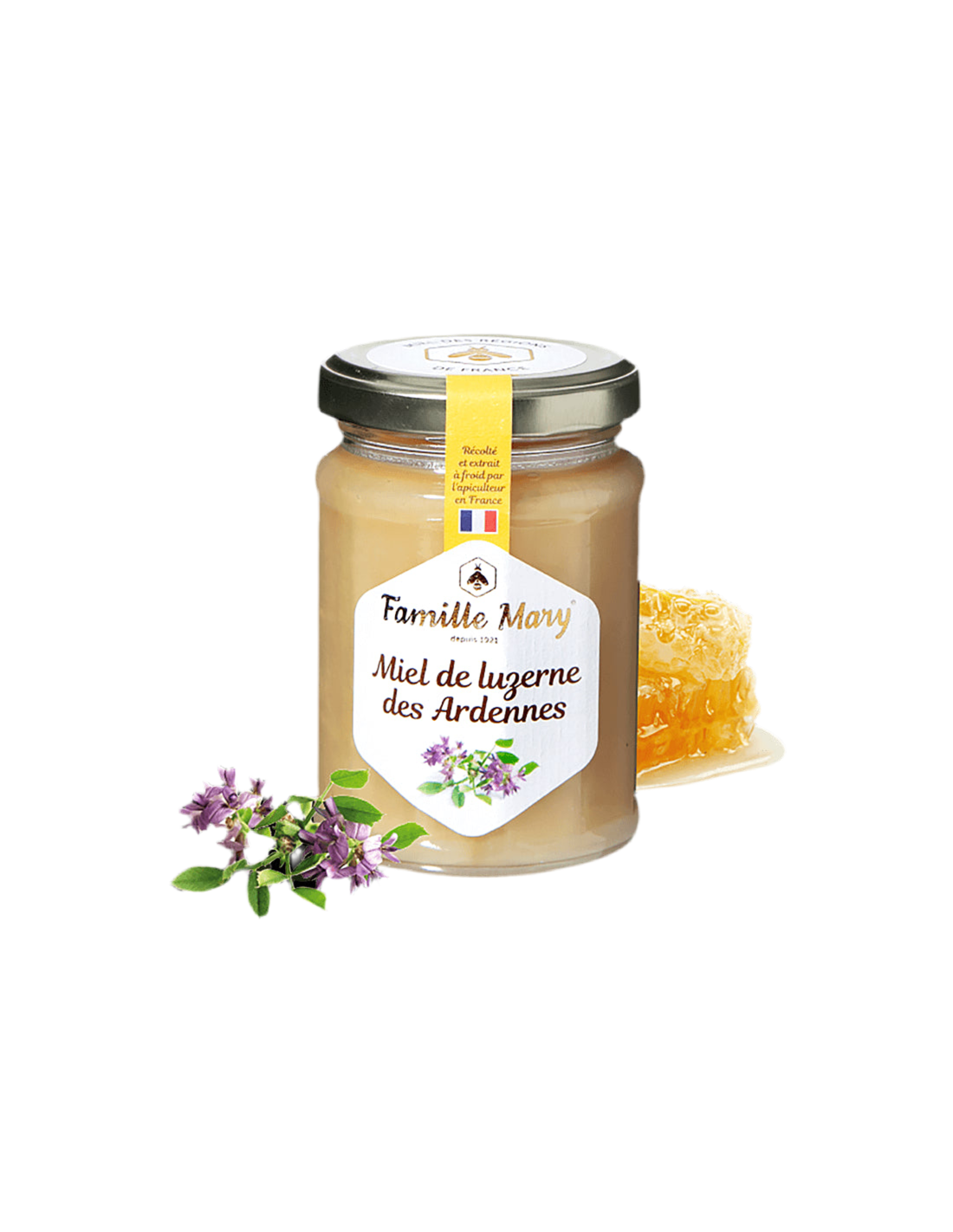 Miel de Luƺerne des Ardennes/Lucerne Honey, 230g Famille Mary