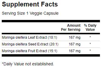 Moringa Oleifera 501 mg - 60 κάψουλες