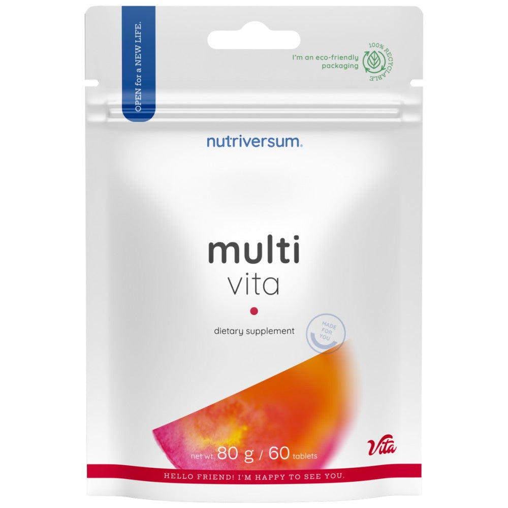 Multi vita | Σύνθετη φόρμουλα πολυπαραμίνης - 60 δισκία