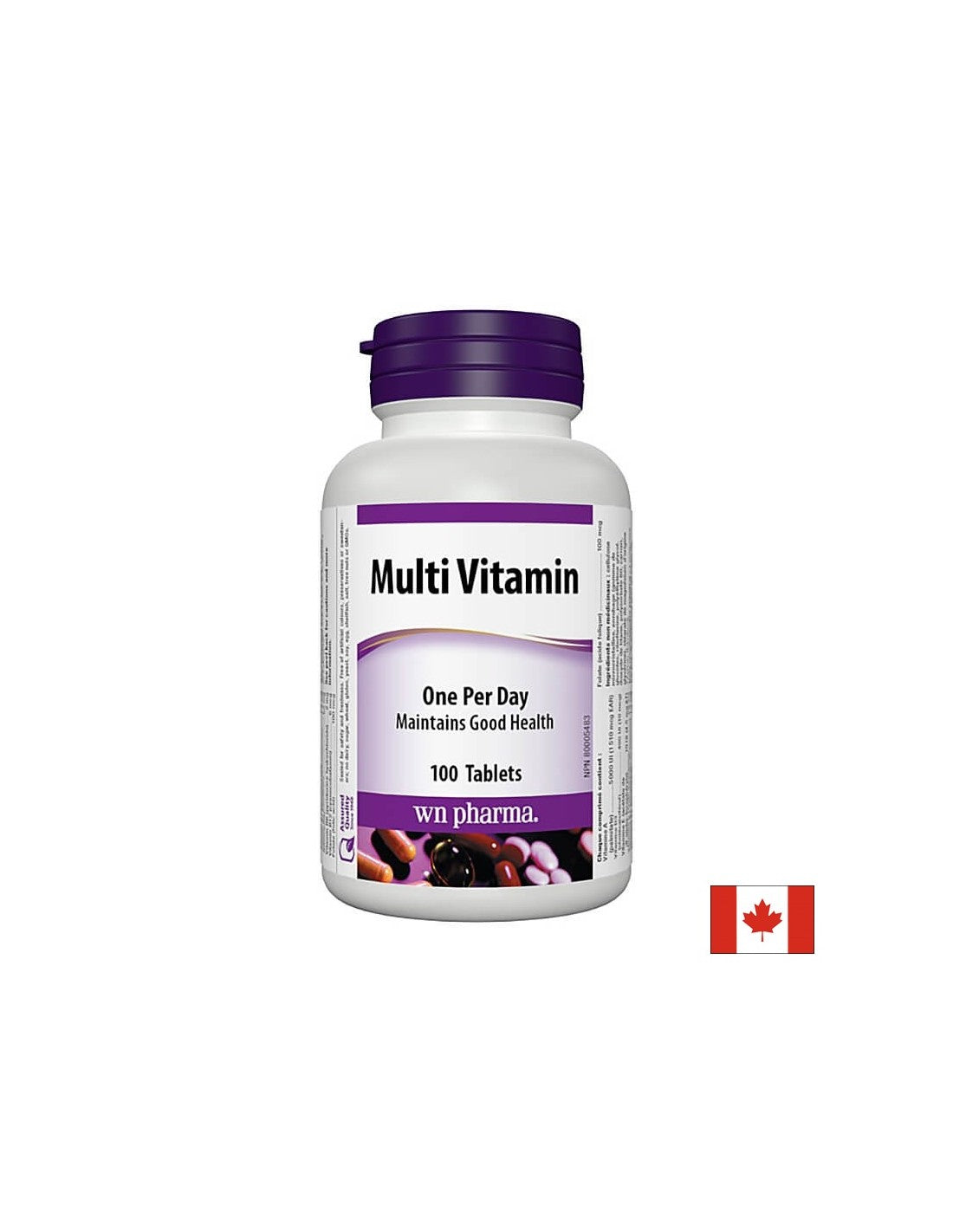 Πολυβιταμίνη - Πολυβιταμίνες, 100 δισκία <tc>Webber Naturals</tc>