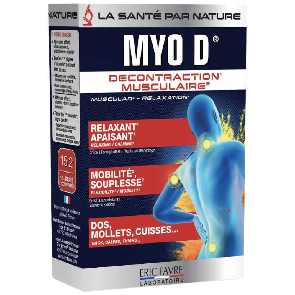 Myo D® | Μυϊκή χαλάρωση - 30 ταμπλέτες