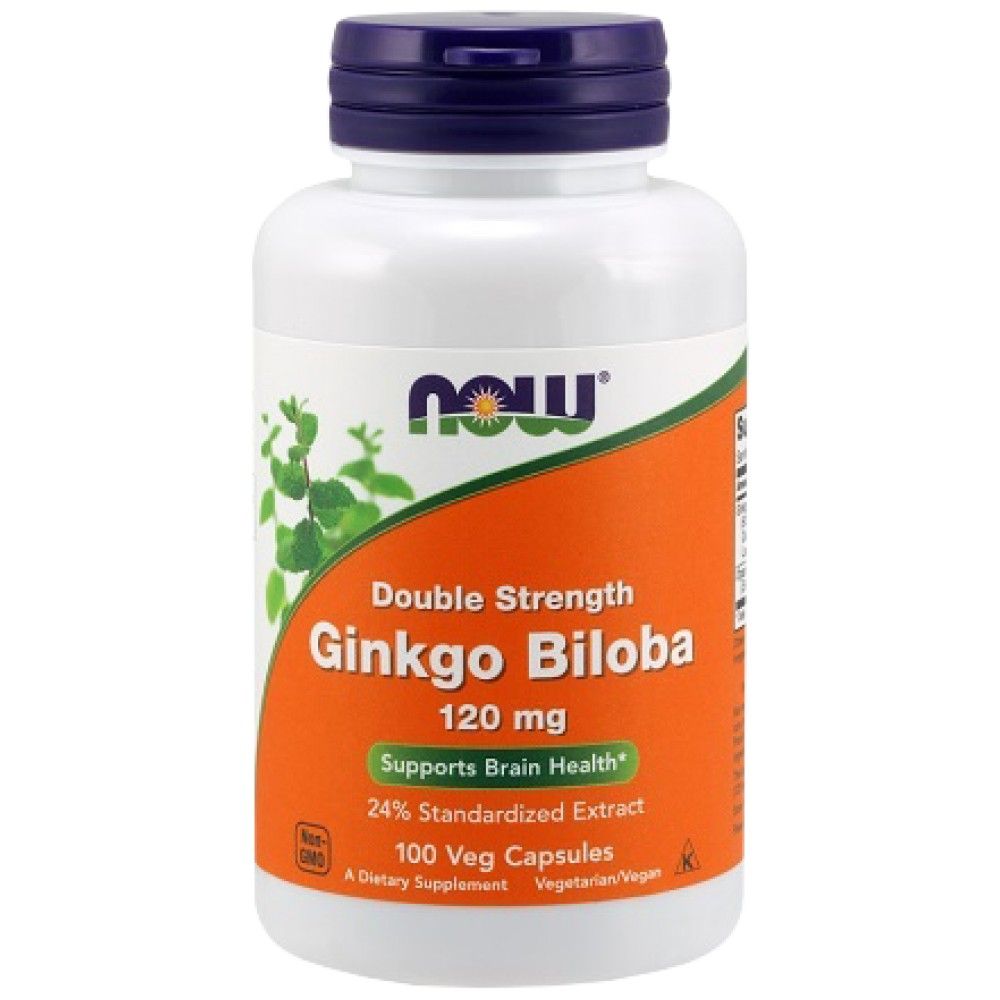 Ginkgo Biloba 120 mg/διπλό αντοχή - 100 κάψουλες