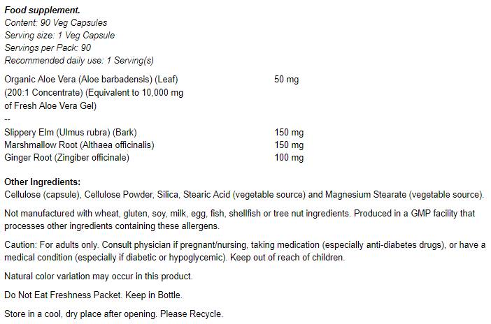 Αλόη 10.000 & χαλαρωτικά βότανα - 90 κάψουλες