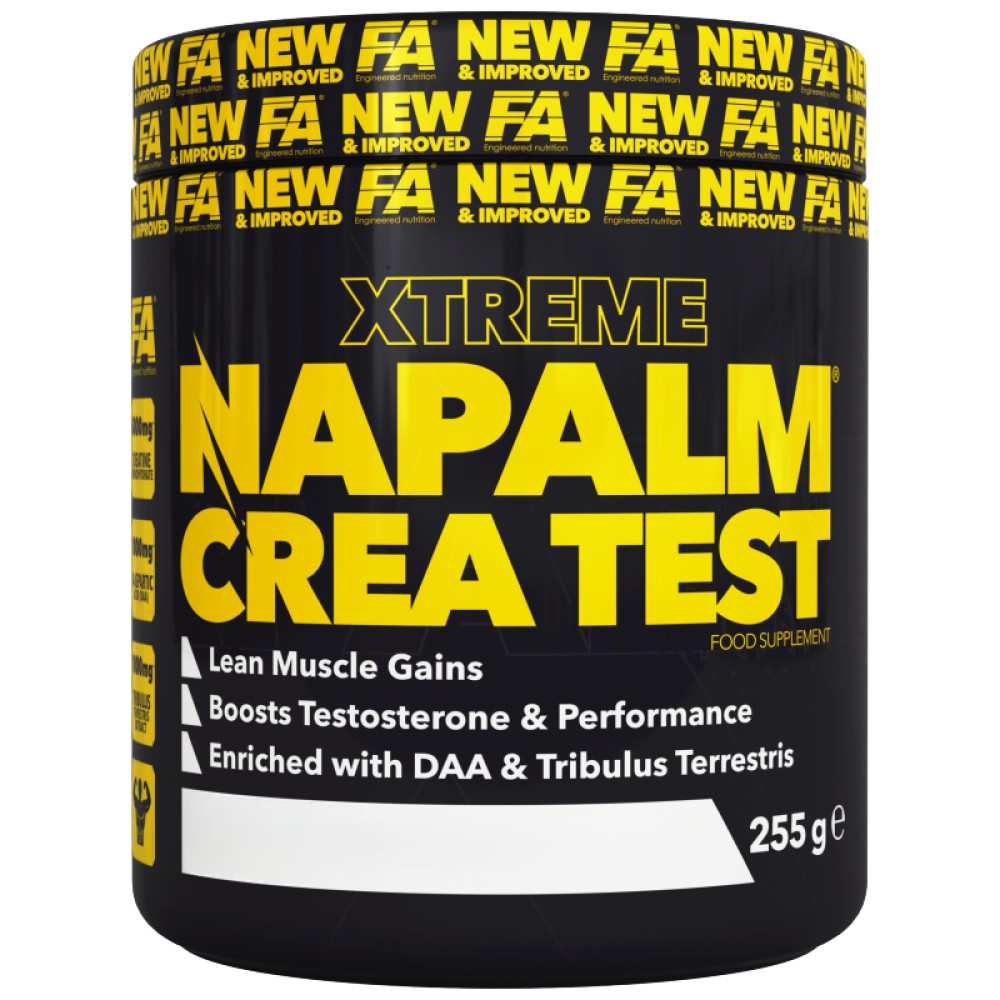 Δοκιμή Napalm CREA | Με DAA & Tribulus - 255 γραμμάρια
