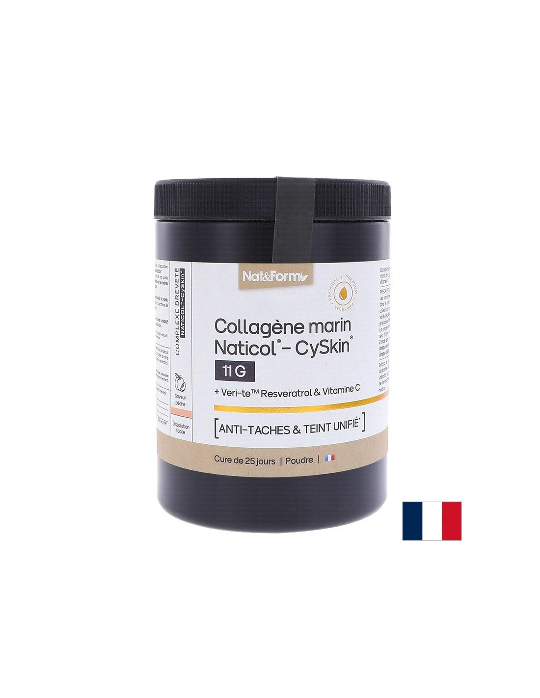 Hydrolyzed Marine Collagen Naticol® - CySkin® + L-cysteine, trans-resveratrol και βιταμίνη C, 365 g σκόνη