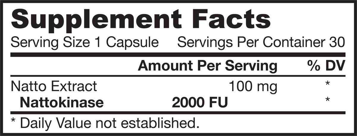 Nattomax 100 mg 30 κάψουλες